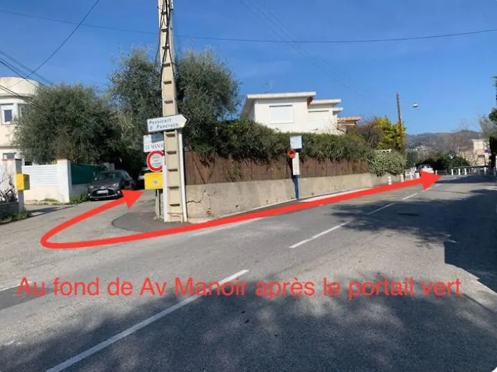 Chambre D Hote Avec Clim Terrasse Et Petit Dejeuner Hauteurs De Nice 0*,