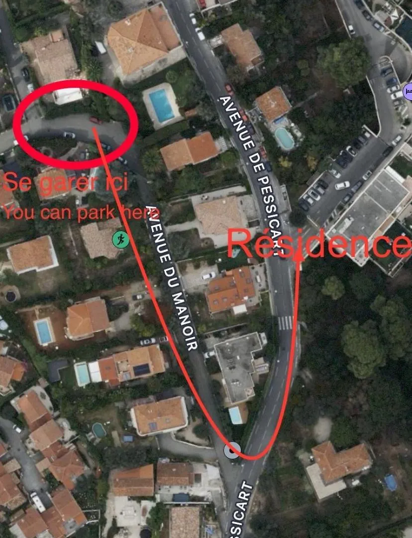 Chambre D Hote Avec Clim Terrasse Et Petit Dejeuner Hauteurs De Nice Séjour chez l'habitant